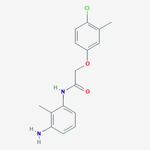 N-(3-Amino-2-methylphenyl)-2-(4-chloro-3-methylphenoxy)acetamide