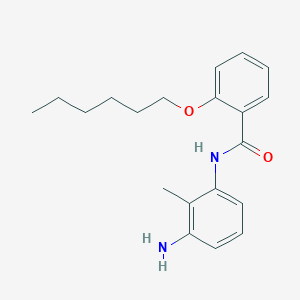 molecular formula C20H26N2O2 B1385064 N-(3-Amino-2-methylphenyl)-2-(hexyloxy)benzamide CAS No. 1020056-42-1