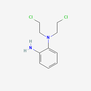 molecular formula C10H14Cl2N2 B13850657 N,N-bis(b-chloroethyl)-o-phenylenediamine 