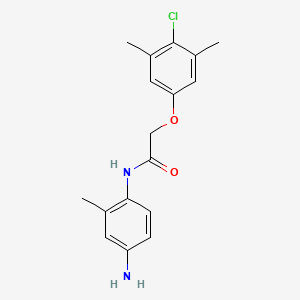 N-(4-Amino-2-methylphenyl)-2-(4-chloro-3,5-dimethylphenoxy)acetamide