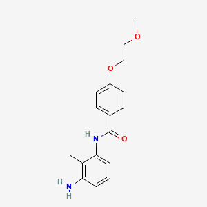 N-(3-Amino-2-methylphenyl)-4-(2-methoxyethoxy)-benzamide