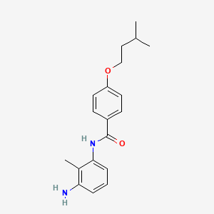 N-(3-Amino-2-methylphenyl)-4-(isopentyloxy)-benzamide