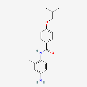 N-(4-Amino-2-methylphenyl)-4-isobutoxybenzamide