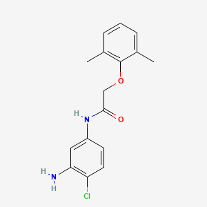 N-(3-Amino-4-chlorophenyl)-2-(2,6-dimethylphenoxy)acetamide
