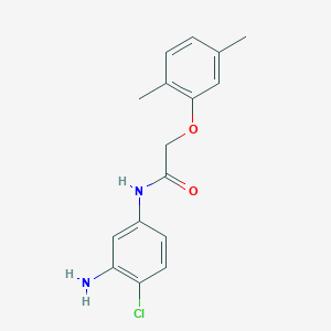 N-(3-Amino-4-chlorophenyl)-2-(2,5-dimethylphenoxy)acetamide