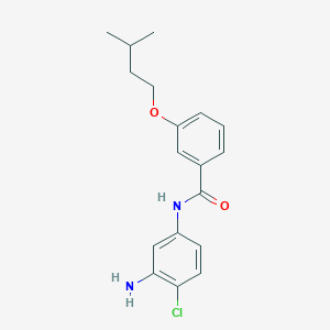 N-(3-Amino-4-chlorophenyl)-3-(isopentyloxy)-benzamide