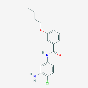 N-(3-Amino-4-chlorophenyl)-3-butoxybenzamide