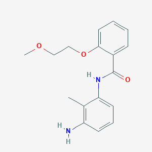 N-(3-Amino-2-methylphenyl)-2-(2-methoxyethoxy)-benzamide