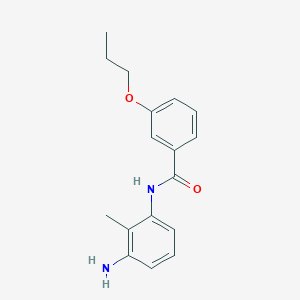 N-(3-Amino-2-methylphenyl)-3-propoxybenzamide