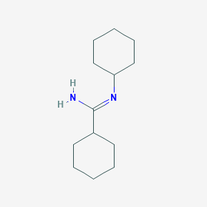 molecular formula C13H24N2 B13850912 N-cyclohexylcyclohexanecarboximidamide 
