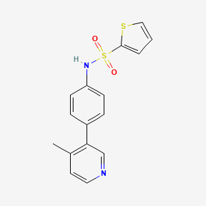 molecular formula C16H14N2O2S2 B13850930 N-[4-(4-methylpyridin-3-yl)phenyl]thiophene-2-sulfonamide 