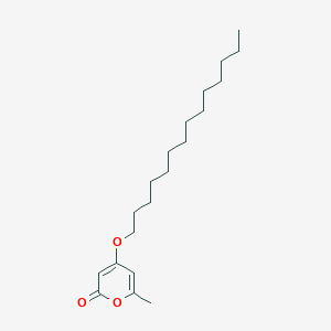 molecular formula C20H34O3 B13850962 6-Methyl-4-tetradecyloxy-2-pyrone 