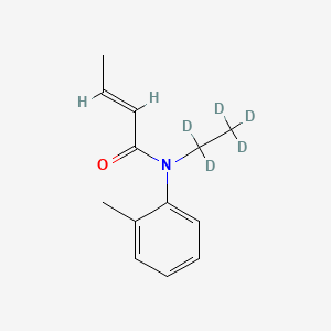 molecular formula C13H17NO B13850990 Crotamiton-d5 