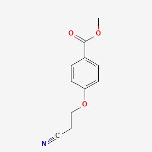 molecular formula C11H11NO3 B13851123 Methyl 4-(2-cyanoethoxy)benzoate 