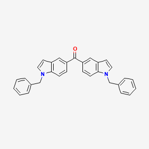 molecular formula C31H24N2O B13851133 Bis(1-Benzyl-1H-indol-5-yl)methanone 