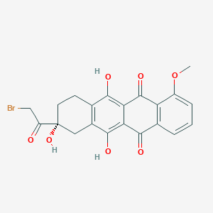 molecular formula C21H17BrO7 B13851150 Bromo Didehydro Doxorubicinone 