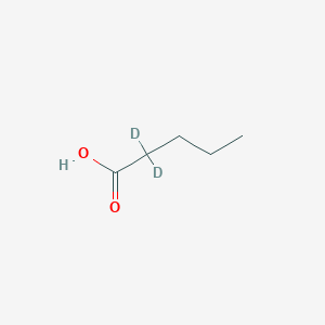 molecular formula C5H10O2 B13851156 Pentanoic-2,2-D2 acid 
