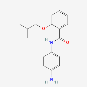 molecular formula C17H20N2O2 B1385117 N-(4-Aminophenyl)-2-isobutoxybenzamide CAS No. 1020054-00-5
