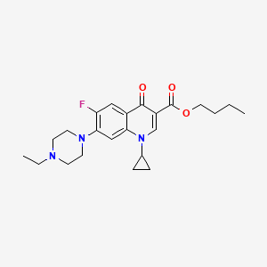 molecular formula C23H30FN3O3 B13851212 Enrofloxacin Butyl Ester 