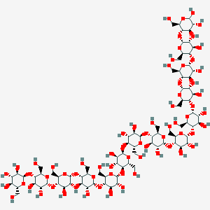 molecular formula C84H142O71 B13851220 Glc(a1-4)Glc(a1-4)Glc(a1-4)Glc(a1-4)Glc(a1-4)Glc(a1-4)Glc(a1-4)Glc(a1-4)Glc(a1-4)Glc(a1-4)Glc(a1-4)Glc(a1-4)Glc(a1-4)Glc 