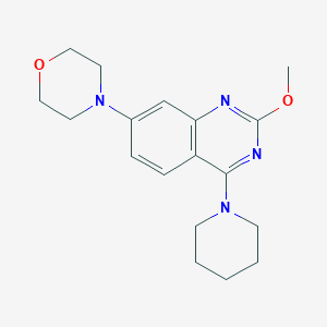 molecular formula C18H24N4O2 B13851260 4-(2-Methoxy-4-piperidin-1-ylquinazolin-7-yl)morpholine 