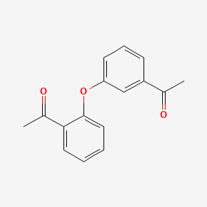 molecular formula C16H14O3 B13851265 2,3'-Diacetyldiphenyl Ether 
