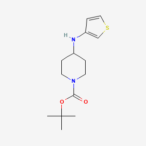 molecular formula C14H22N2O2S B13851269 Tert-butyl 4-(thiophen-3-ylamino)piperidine-1-carboxylate 