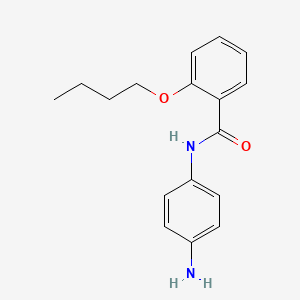 molecular formula C17H20N2O2 B1385128 N-(4-Aminophenyl)-2-butoxybenzamide CAS No. 1020056-78-3