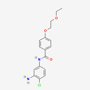 N-(3-Amino-4-chlorophenyl)-4-(2-ethoxyethoxy)-benzamide