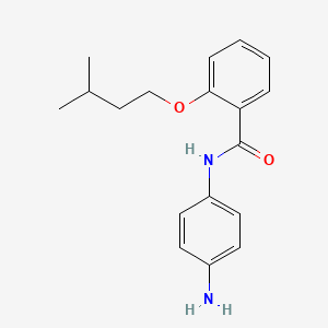 molecular formula C18H22N2O2 B1385137 N-(4-Aminophenyl)-2-(isopentyloxy)benzamide CAS No. 1020057-38-8