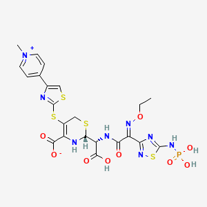 molecular formula C22H23N8O9PS4 B13851454 Ceftaroline Fosamil Impurity 8 