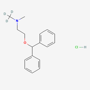 molecular formula C17H22ClNO B13851461 Diphenhydramine-D3 Hydrochloride 