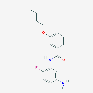 N-(5-Amino-2-fluorophenyl)-3-butoxybenzamide