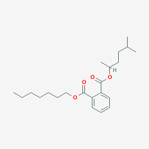 molecular formula C22H34O4 B13851477 Heptyl 5-Methyl-2-hexyl Phthalate 