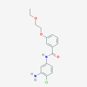 N-(3-Amino-4-chlorophenyl)-3-(2-ethoxyethoxy)-benzamide