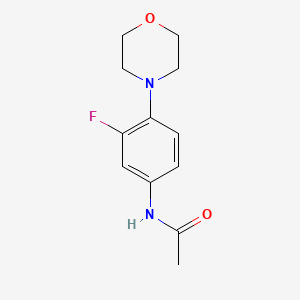 molecular formula C12H15FN2O2 B13851487 N-(3-Fluoro-4-morpholinophenyl)acetamide 