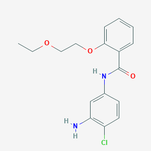 N-(3-Amino-4-chlorophenyl)-2-(2-ethoxyethoxy)-benzamide