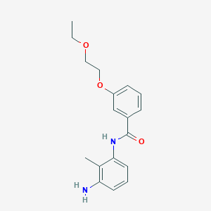 N-(3-Amino-2-methylphenyl)-3-(2-ethoxyethoxy)-benzamide
