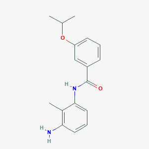 N-(3-Amino-2-methylphenyl)-3-isopropoxybenzamide
