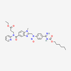 molecular formula C34H40N8O6 B13851544 N-Nitrosodabigatran Etexilate CAS No. 2892260-29-4