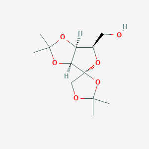 molecular formula C12H20O6 B13851592 [(3'aS,4S,6'R,6'aS)-2,2,2',2'-tetramethylspiro[1,3-dioxolane-4,4'-6,6a-dihydro-3aH-furo[3,4-d][1,3]dioxole]-6'-yl]methanol 