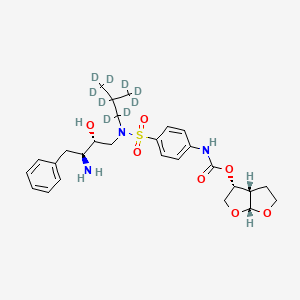 molecular formula C27H37N3O7S B13851597 Darunavir-d9 Impurity 