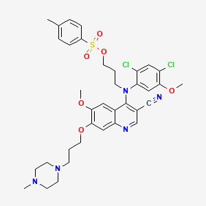 molecular formula C36H41Cl2N5O6S B13851637 N-Propoxy Bosutinib 4-Methylbenzenesulfonate 