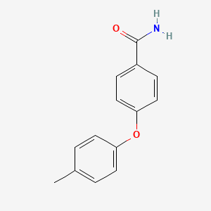 molecular formula C14H13NO2 B13851663 4-(4-Methylphenoxy)benzamide 