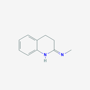 molecular formula C10H12N2 B13851693 N-methyl-3,4-dihydro-1H-quinolin-2-imine 