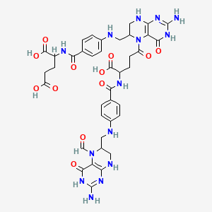 molecular formula C39H44N14O12 B13851803 5-Folinilamido Tetrahydrofolic Acid 