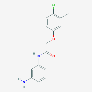 B1385191 N-(3-Aminophenyl)-2-(4-chloro-3-methylphenoxy)-acetamide CAS No. 1019456-55-3