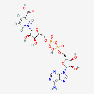 molecular formula C21H26N6O15P2 B13851922 Nicotinic Acid Adenine Dinucleotide-d4 