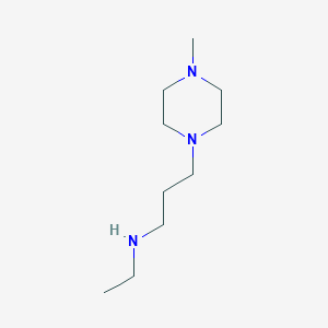 molecular formula C10H23N3 B1385198 N-乙基-3-(4-甲基哌嗪-1-基)丙胺 CAS No. 224456-89-7