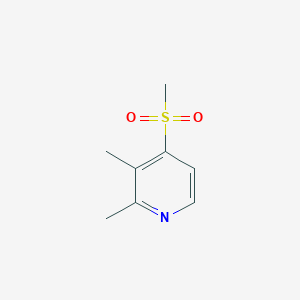 molecular formula C8H11NO2S B13851985 2,3-Dimethyl-4-(methylsulfonyl)pyridine 